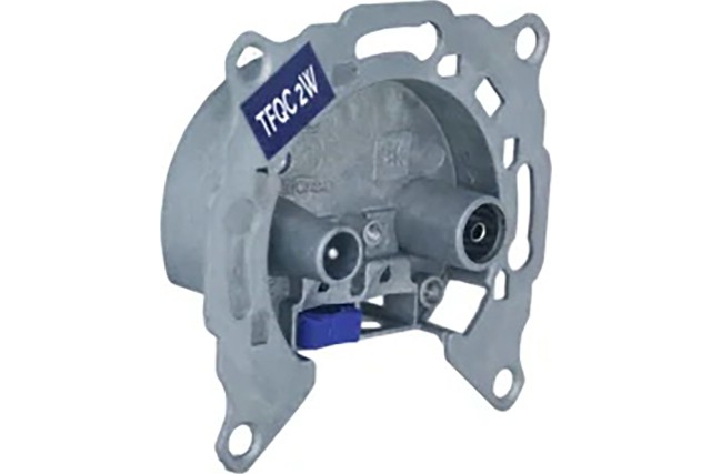 ITS TFQC 2W - koncová účastnická zásuvka QuiCoax TV-RD/SAT 1,0 dB