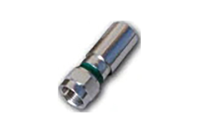 OEM kompresní F konektor 3,9/6,8 - zelený