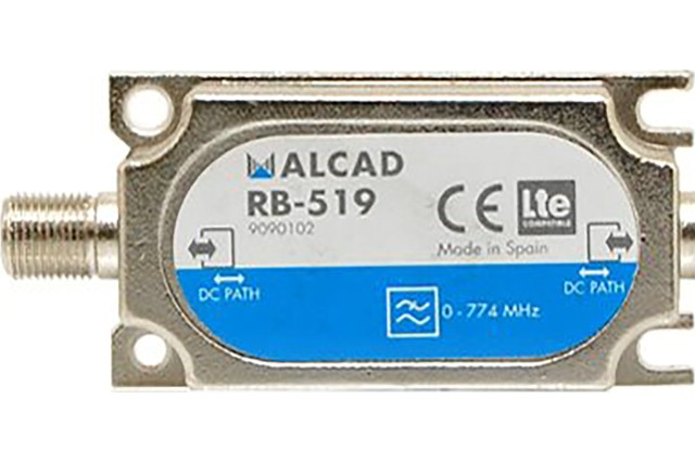 Filtr LTE Alcad RB-519 5 - 774 MHz, 60 dB, vnitřní