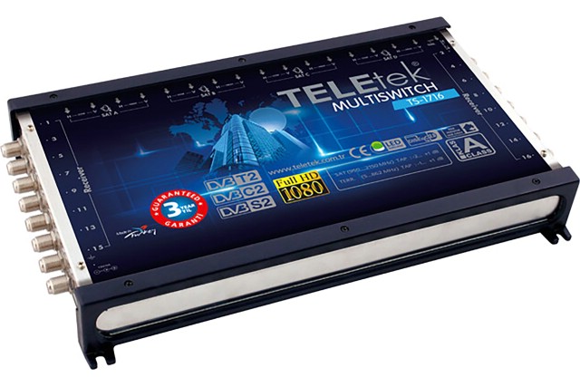 TeleTek multipřepínač 17/16