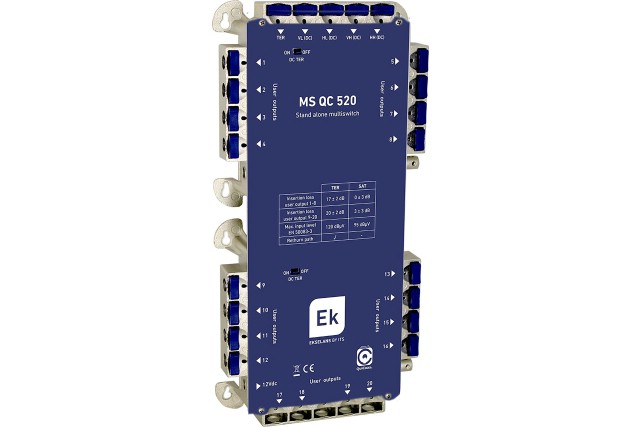 ITS MS QC 520 - multipřepínač 5/20 QuiCoax