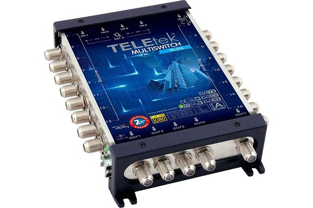 Teletek TK-516 - multipřepínač 5/16 kaskádový