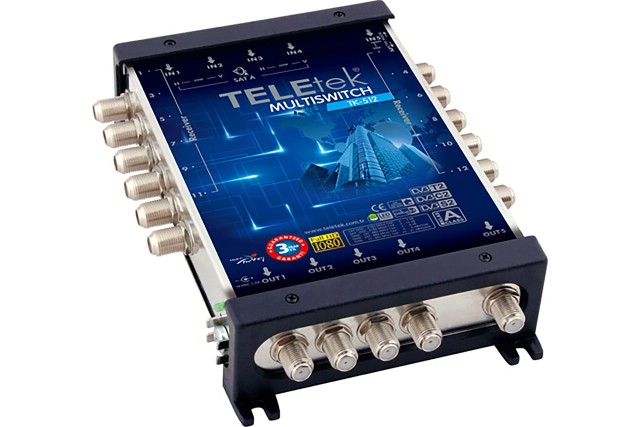 Teletek TK-512 - multipřepínač 5/12 kaskádový