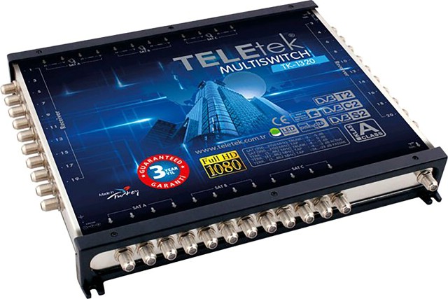 TeleTek multipřepínač 13/20 kaskádový