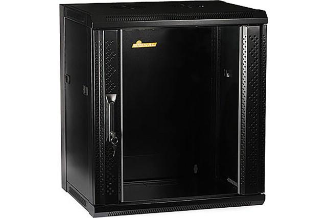 19” Rack skříň W6412 (12U 450mm, závěsná)