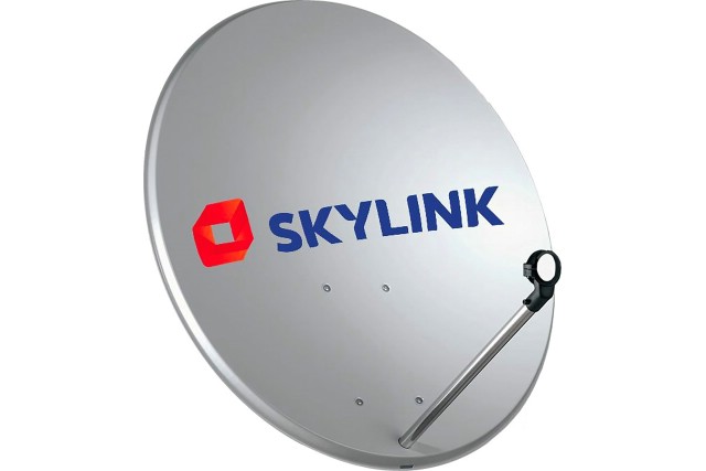 TS parabola offset 80 Fe Economy line bílá logo Skylink